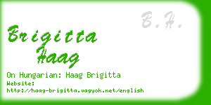 brigitta haag business card